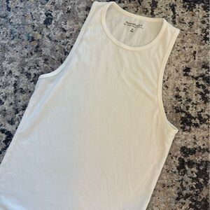 Abercrombie & Fitch white tank top